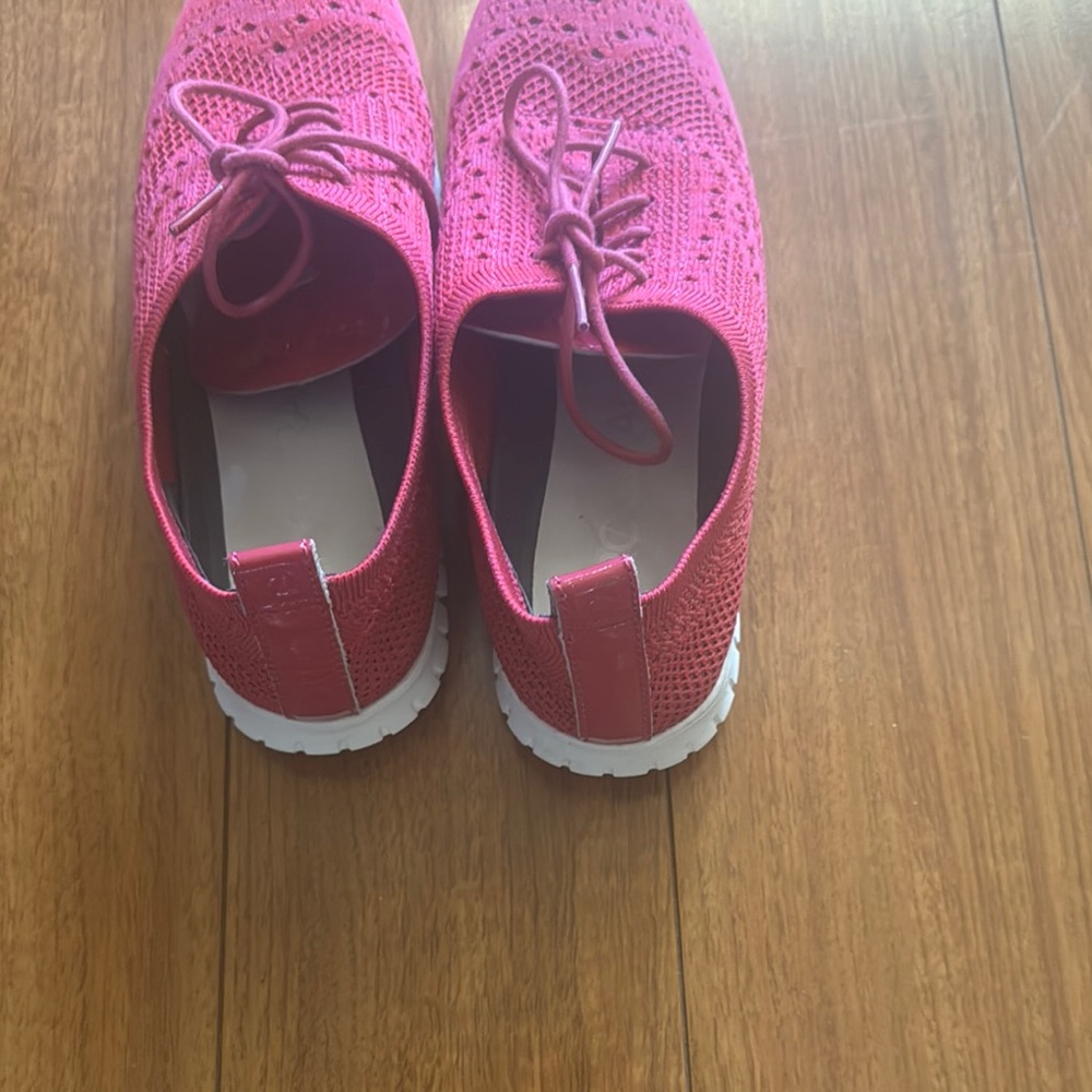 Cole Haan Pink Slip-On Sneakers with White Sole - Picture 3 of 5